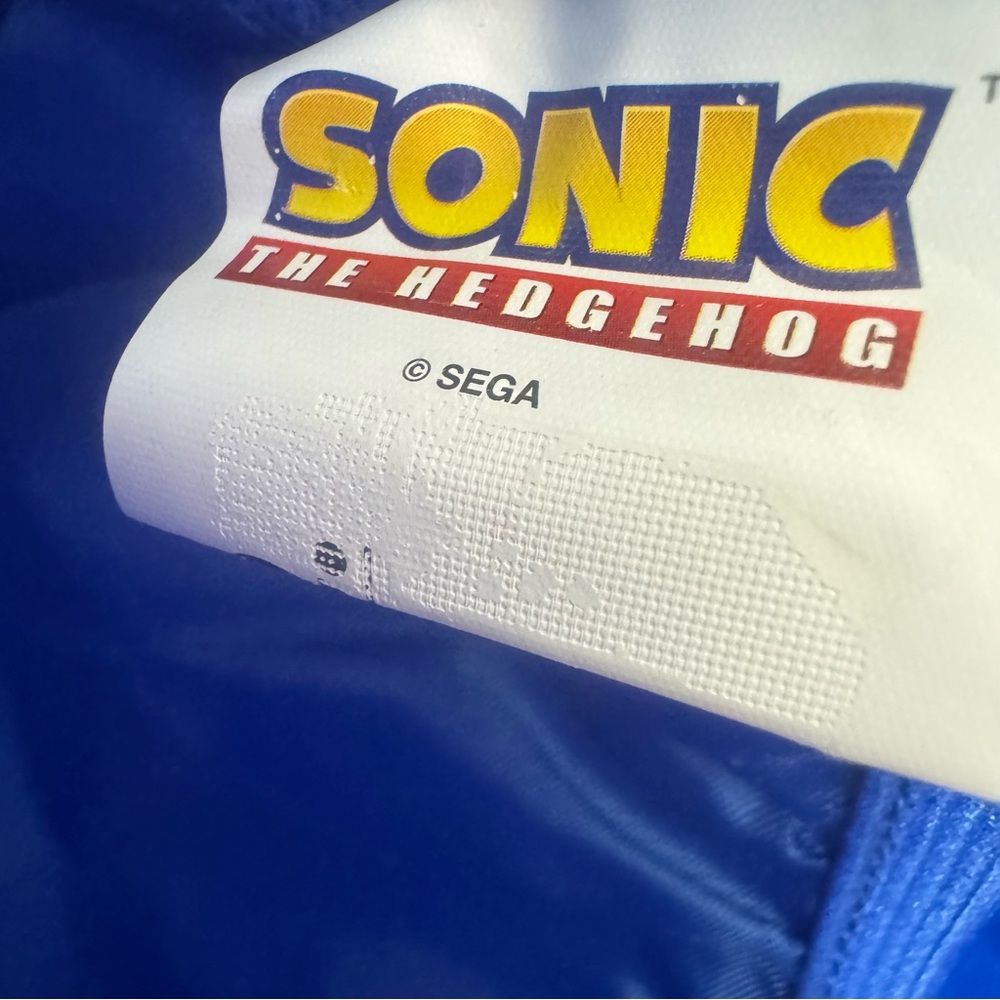 NWOT Sonic the Hedgehog Blue Character Student School Backpack - Picture 12 of 12
